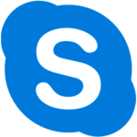 Icono de la app de videollamadas Skype